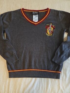 Girls Harry Potter Size 7/8 V-Neck Sweater Vest Gryffindor